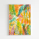 "Tropical original painting" - Original Painting in multicolorassorted-colors by Alexandra Dzh