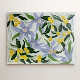 "Splendor No. 6" - Original Painting in green by Lauren Perkins