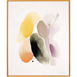 "Warm Aura" - Original Painting in brown by Shina Choi