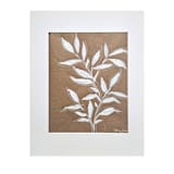 "Modern Fern" - Original Painting in white by AlisonJerry