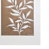 "Modern Fern" - Original Painting in white by AlisonJerry