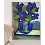 "Feminist Colours" - Original Painting in green by Sue MacLeod-Beere