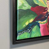 "Summer Climb 1 & 2" - Original Painting in red by Mandy Trimble Leonard