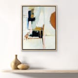 "Getting There" - Original Painting in blue by Karyn Denten