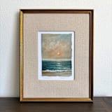 "Summer Sunset" - Original Painting in orange by Sara Swanson