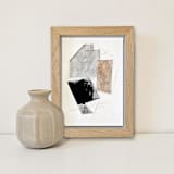 "Shelter ll" - Original Painting in brown by AlisonJerry