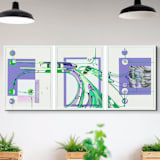 "SoulGarden" - Original Painting in multicolorassorted-colors by Nerea Azanza