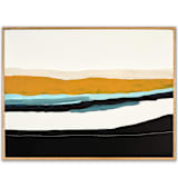 "Golden Seascape Series" - Original Painting in multicolorassorted-colors by Caryn Owen