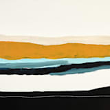 "Golden Seascape Series" - Original Painting in multicolorassorted-colors by Caryn Owen