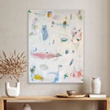 "i want you to notice when i'm not around" - Original Painting in multicolorassorted-colors by tina johnson