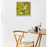 "Warm Breeze" - Original Painting in green by Jessalin Beutler
