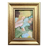 "Rosebuds l" - Original Painting in multicolor by AlisonJerry