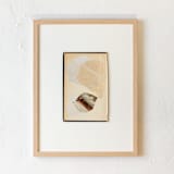 "Bookends III" - Original Painting in beige by Jennifer Daily