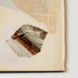 "Bookends III" - Original Painting in beige by Jennifer Daily