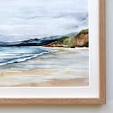 "Coastal Watercolor" - Original Painting in multicolor by Sara Swanson
