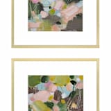 "Rosebuds-Set of 2" - Original Painting in multicolor by AlisonJerry
