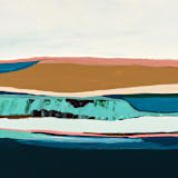 "Santa Cruz Seascape" - Original Painting in multicolorassorted-colors by Caryn Owen