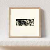 "Etching 2" - Original Painting in black by Dana Williamowsky