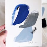 "Mini No.13" - Original Painting in multicolor by Cait Courneya