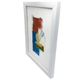 "Textile No. 1" - Original Painting in blue by Pippin Schupbach