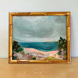 "Monterey Coast" - Original Painting in multicolor by Lindsay Megahed