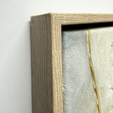 "Frosted Fall II" - Original Painting in gray by Mandy Trimble Leonard