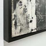 "Loose Threads" - Original Painting in black by Kristi Visser