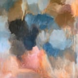 "Alchemy" - Original Painting in blue by Alix Baldwin