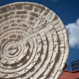 "Calendario Azteca Tapestry" - Original Painting in white by Powered By People
