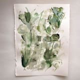 "Greenery" - Original Painting in green by Suzanna Toole