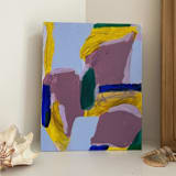 "How many places can we go" - Original Painting in purple by Amy Early