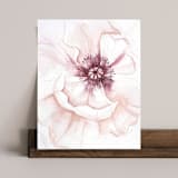 "Oriental Poppies watercolor painting 02" - Original Painting in purple by Angele Kamp