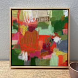"Tulip Festival" - Original Painting in multicolor by Kat Roberts