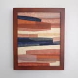 "paper pile two" - Original Painting in multicolorassorted-colors by Carrie Moradi