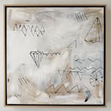 "Untitled No 3" - Original Painting in white by Amy Early