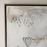 "Untitled No 3" - Original Painting in white by Amy Early