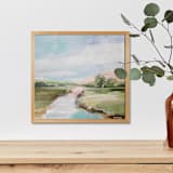 "Sunset Brook" - Original Painting in multicolorassorted-colors by AlisonJerry