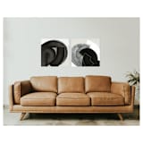 "Fitting Together #2" - Original Painting in black by Kirsta Benedetti