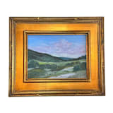 "“Meet Me in the Lowlands” - 18 x 15 - Framed Original Painting" - Original Painting in multicolor by Sarah Mankin