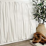 "Floating Linear" - Original Painting in white by Kimberly George