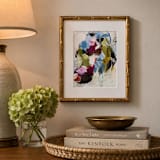 ""Hill Country Colors No. 5" - 12 x 15 - Framed Original Painting" - Original Painting in multicolor by Sarah Mankin