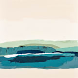 "Pacific Coast Seascape Series" - Original Painting in blue by Caryn Owen