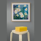 "Blooming Despite the Odds" - Original Painting in multicolorassorted-colors by CONNIE COLLUM