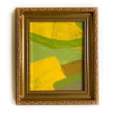 "Yellow Fields" - Original Painting in yellow by Jessalin Beutler