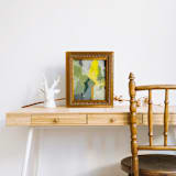 "Bright Birch" - Original Painting in green by Jessalin Beutler