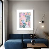 "Magnolias in Bloom I" - Original Painting in multicolorassorted-colors by Sarah Mankin