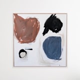 "Fight For It" - Original Painting in blue by Cait Courneya