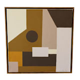 "fractals II" - Original Painting in brown by whitney schlander