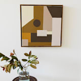 "fractals II" - Original Painting in brown by whitney schlander