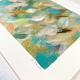 "Untitled 21" - Original Painting in blue by Amy Mullen